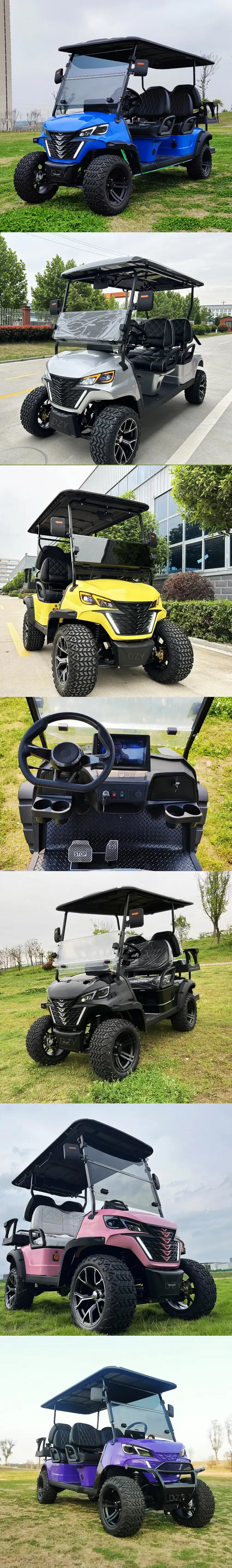 2022 Star Street Legal Golf Cart Club Car Precedent 48V Golf Cart