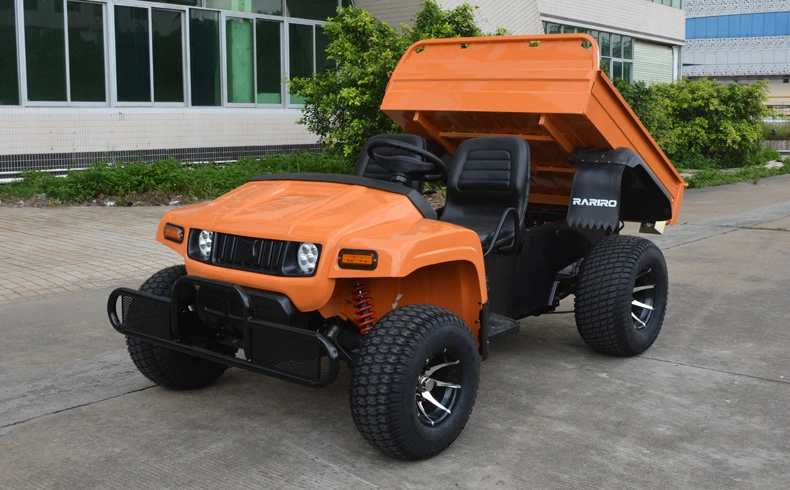 China Factory 4 Wheels Drive Electric Golf Car UTV Sightseeing Bus Electric Utility Vehicle