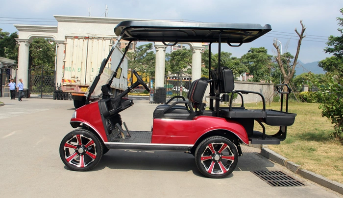 4 Seater Golf Cart with Large Storage Compartments Electric Buggy