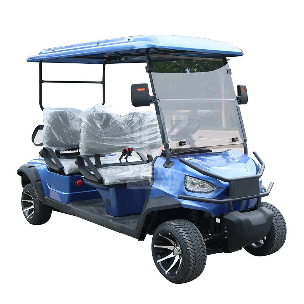 Ulela Custom Golf Cart Dealership 100km Maximum Mileage Lithium Golf Cart Batteries 48V China 4 Seater Youth Golf Cart