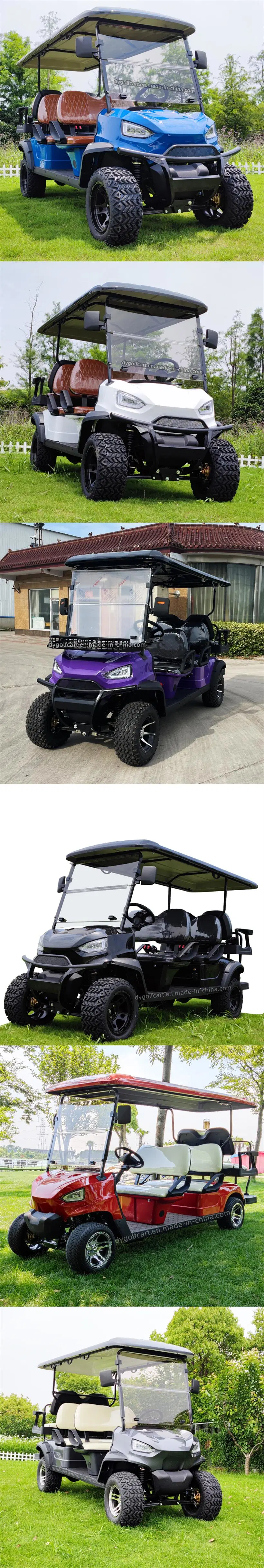 Fancy CE Custom Private Label 4 Seater Golf Electric Cart Cool off-Road Golf Cart