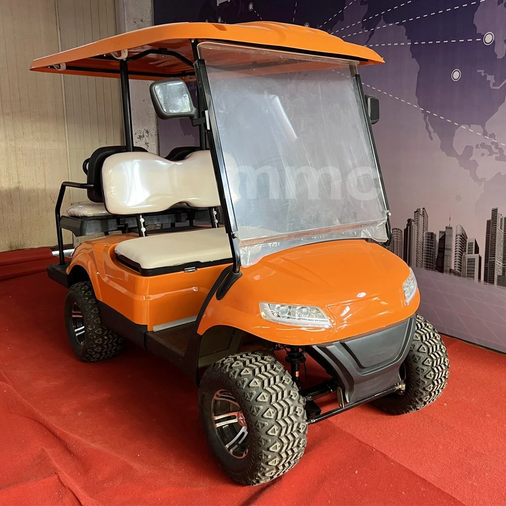 Electronic Self-Service Braking System 4 Seater Solar Panels 4000/5000/7000W Electric Golf Cart