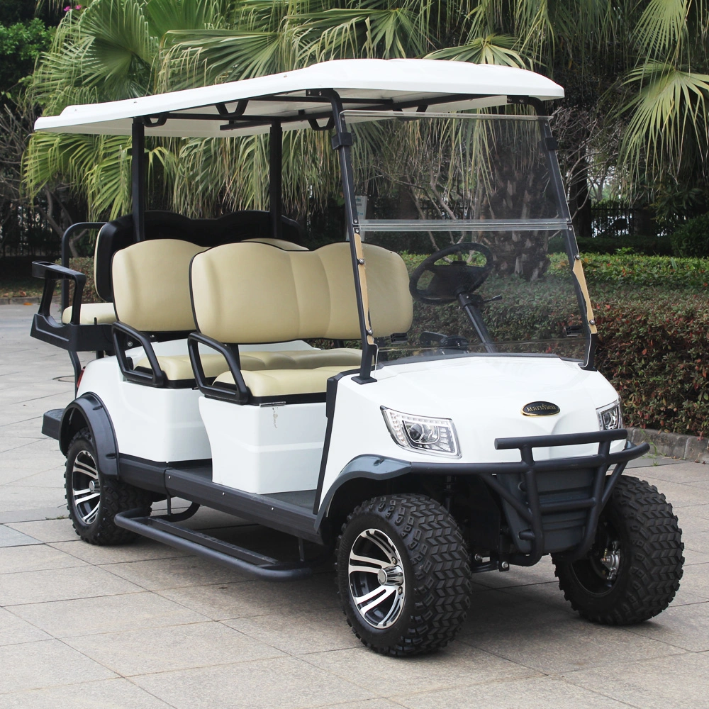 Marshell Factory Price Best 6 Seater Electric Hunting Golf Cart Golf Buggy with CE Lihtium Battery (DH-M4+2)