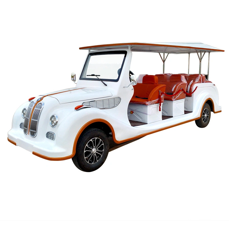 Operated Classic Retro Car Low Speed Old Retro Golf Cart Buggy Antique Sightseeing Electric Vintage Classic Car Blue for Adults Sale