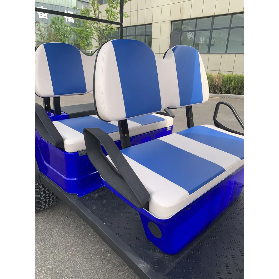 5kw Pmsm Motor Top Quality 6 Seater Lifted Electric Golf Cart