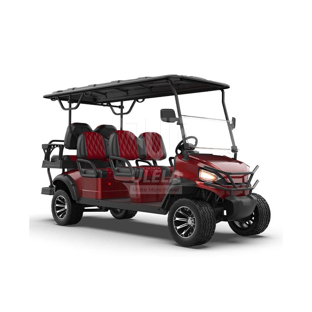 Ulela Electric Golf Cart Dealers 100km Maximum Mileage Golf Cart Two Seat China 6 Seater Nice Golf Carts