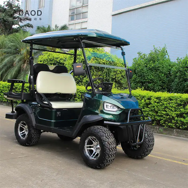 6 Seater Golf Car 6 Person Golf Cart for Tourist 4 Wheel Electric Steel Chassis with Cargo