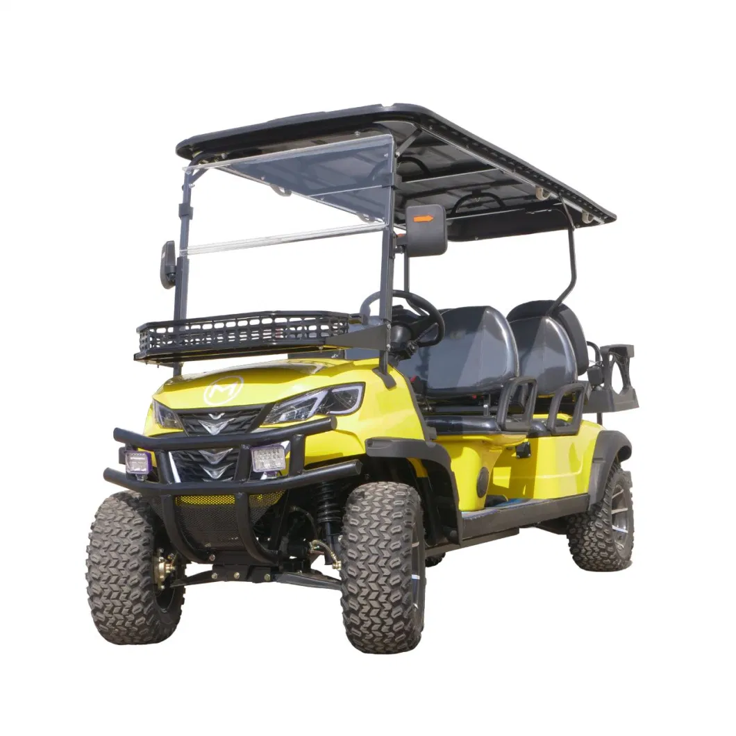 Hot Sale Fashion 4 6 Seaters Resort Use Utility Vehicle Hunting Hopper Cargo Golf Buggy Cart Electric Golf Carts