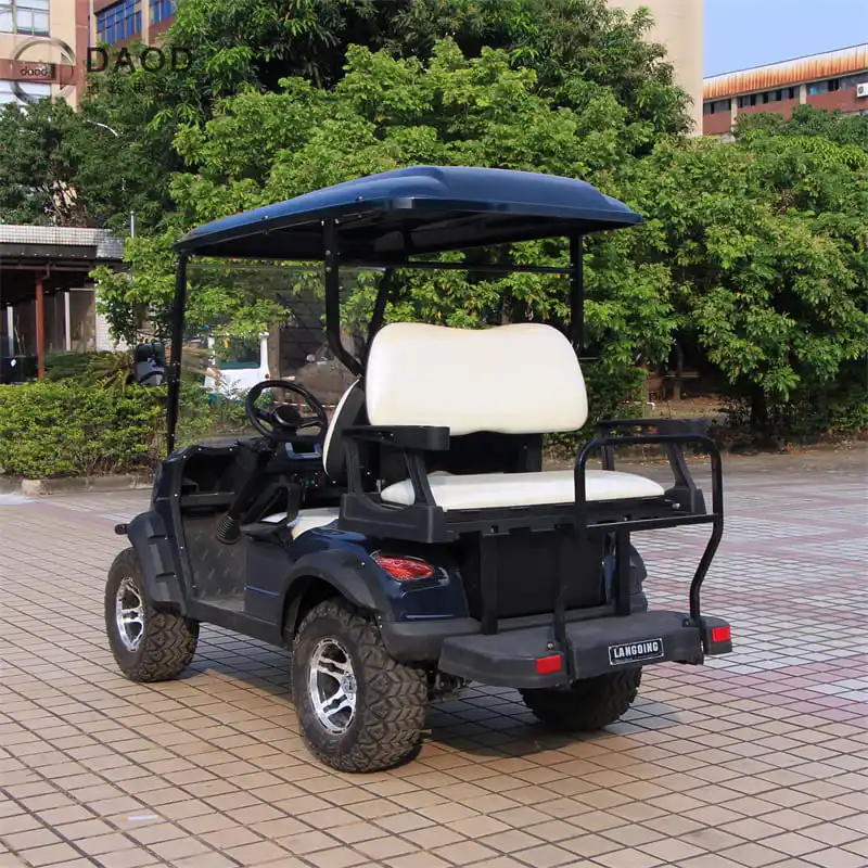 6 Seater Golf Car 6 Person Golf Cart for Tourist 4 Wheel Electric Steel Chassis with Cargo