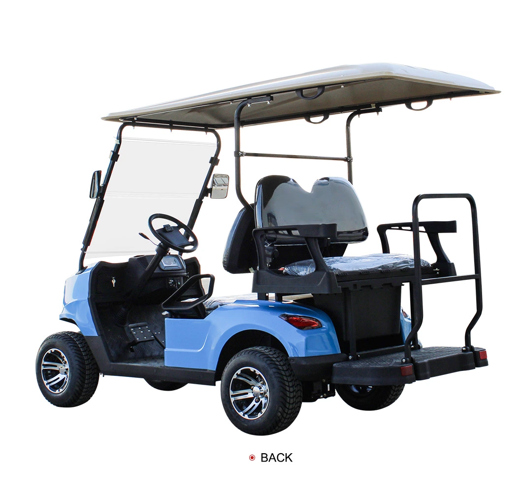 New 4 Seats Wh2020ksz-2+2 China Factory Custom Club Car Battery Operated Golf Cart Electric Golf Buggy