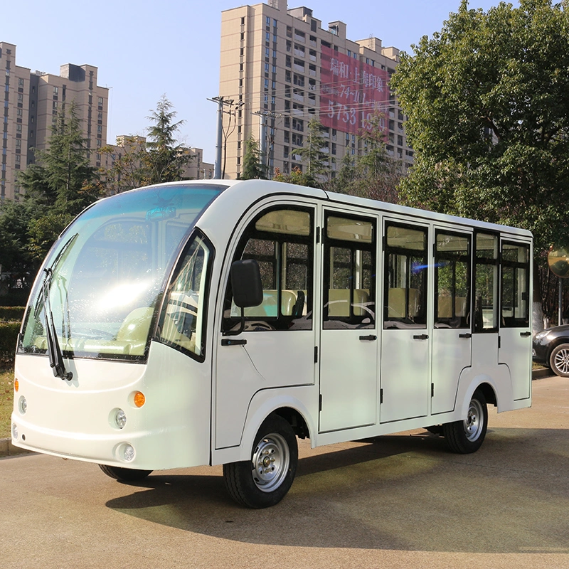 14 Passengers Electric Bus Tourist Shuttle Car for Sightseeing (DN-14C)