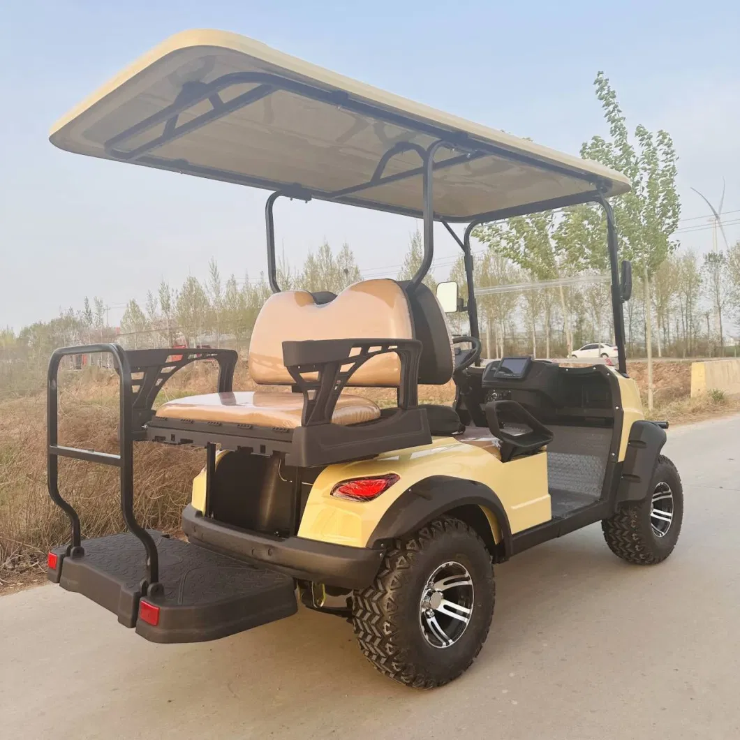 Electric Power Sightseeing Bus Western Style 2 Seat Golf Cart