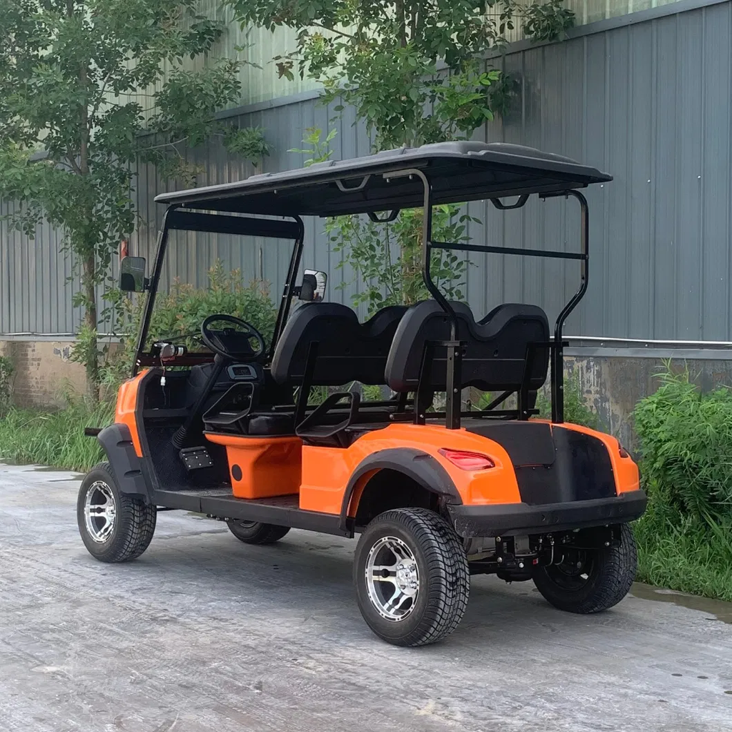 4 Wheel Disc Brake 4 Seater Electric Golf Cart for Hunting Usage