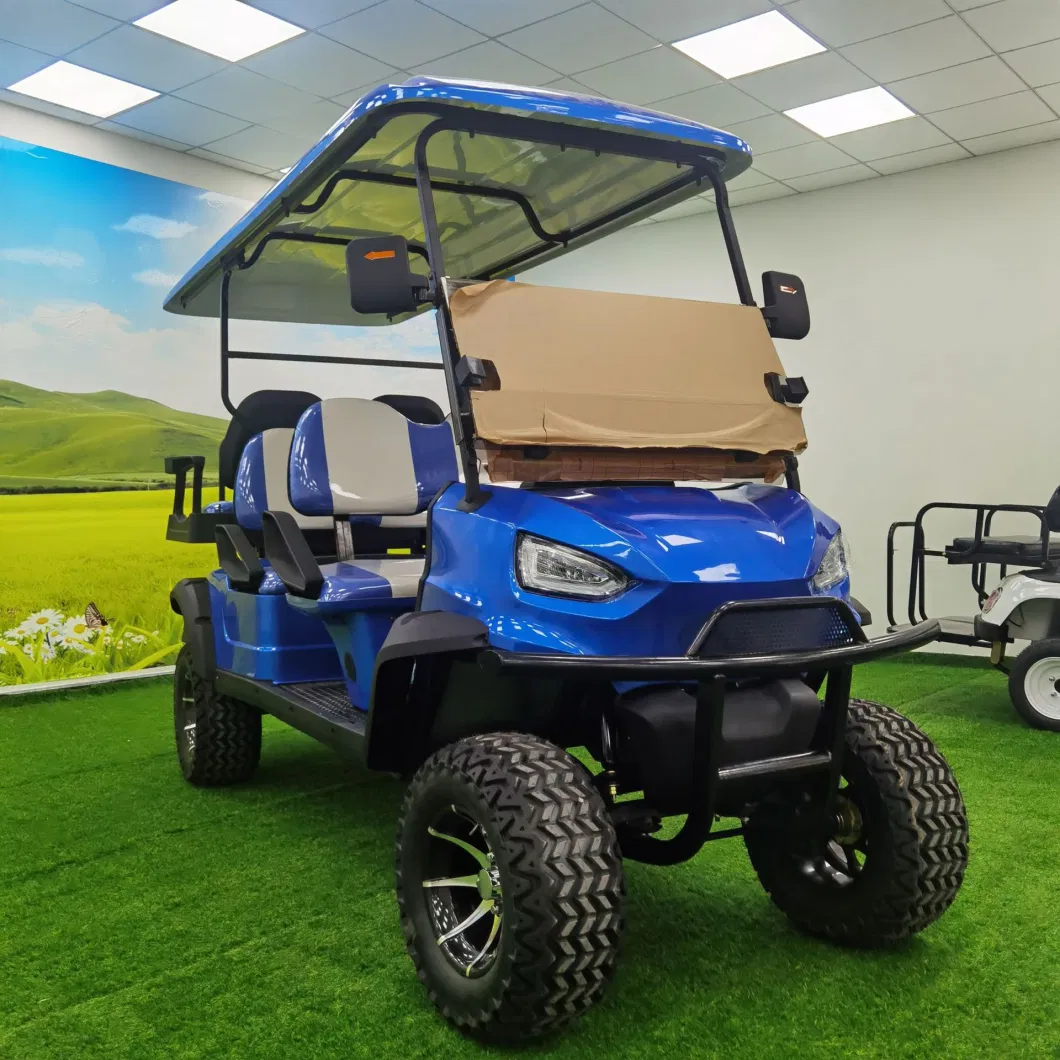 Custom 4 6 8 10 Seater Lithium Batteries Folding Golf Carts Electric Golf Cart