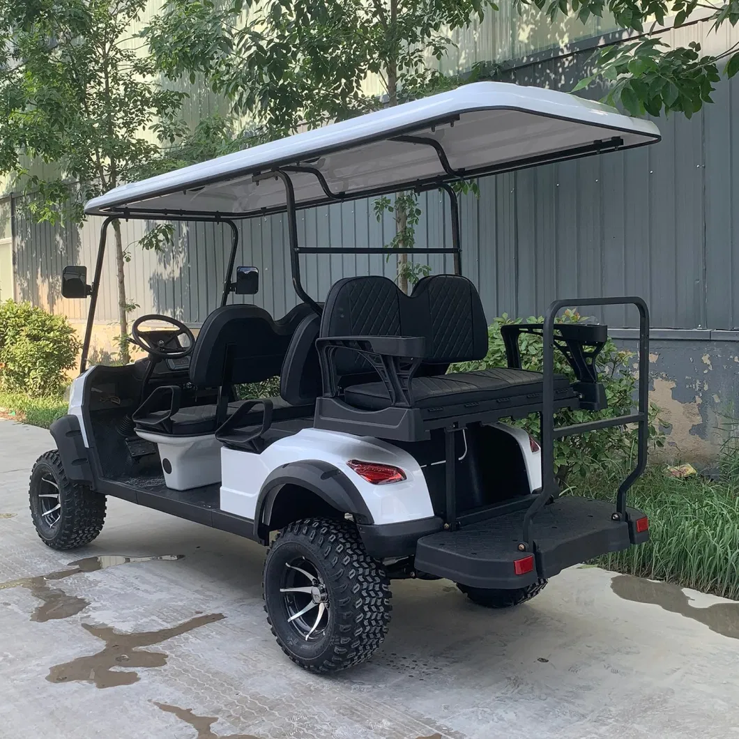 Hot Sale Wholesale Lithium Battery 6 Seater Electric Lifted Golf Cart