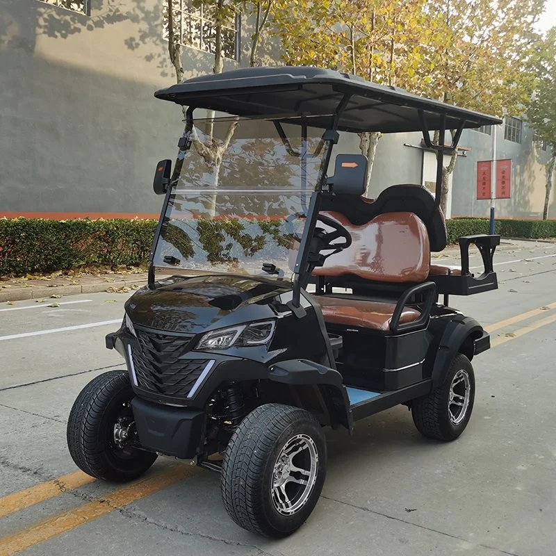 Golf Cart Electric Hunting Buggy with Flatbed Beach Upgrades Manufacturers Utility Electric Golf Cart
