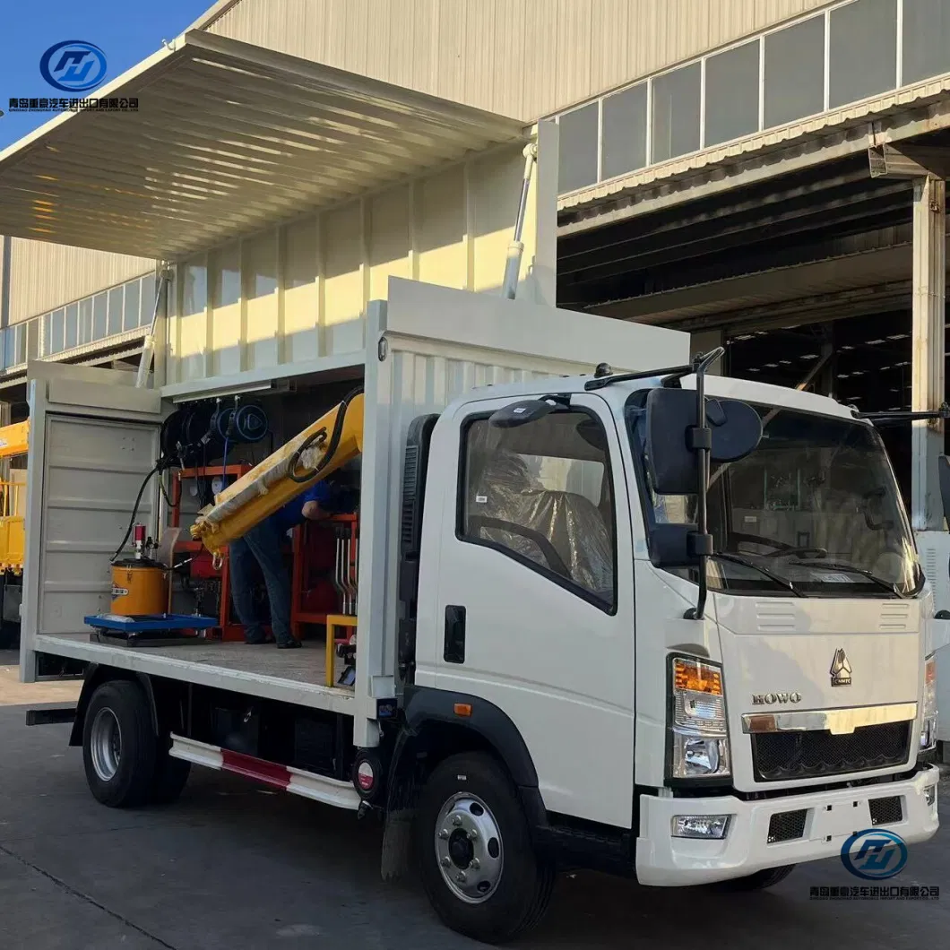 Factory Selling HOWO Light Rhd LHD Utility Vehicle Mobile Workshop Tools Repair Service Truck