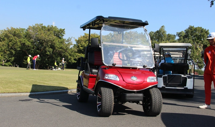 4 Seater Golf Cart with Large Storage Compartments Electric Buggy