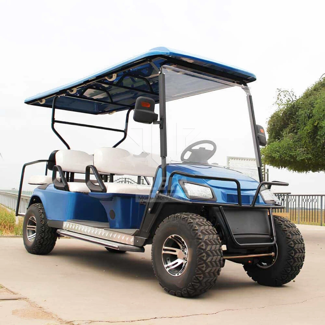 Ulela Gas Golf Cart Manufacturers &lt;4m Brakes Distance Self Moving Golf Cart China 6 Seater Fancy Golf Carts