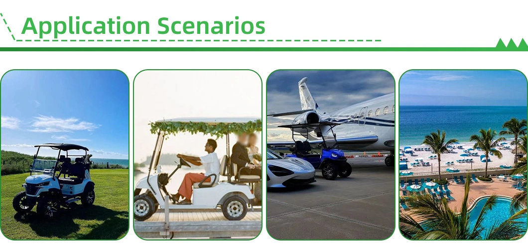 Electric Multifunctional 6+2-Seater Tourist Golf Cart From The Factory Supports Custom 2 4 6 8seats