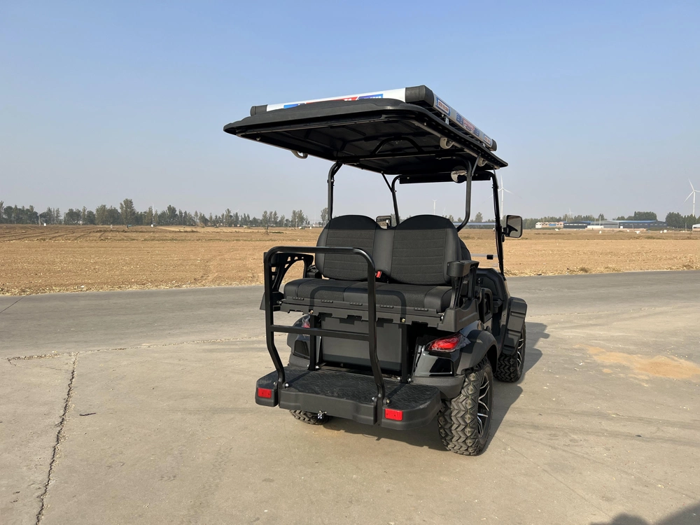 Custom 4 6 8 10 Seater Solar Power Lithium Batteries Folding Golf Carts Electric Golf Cart