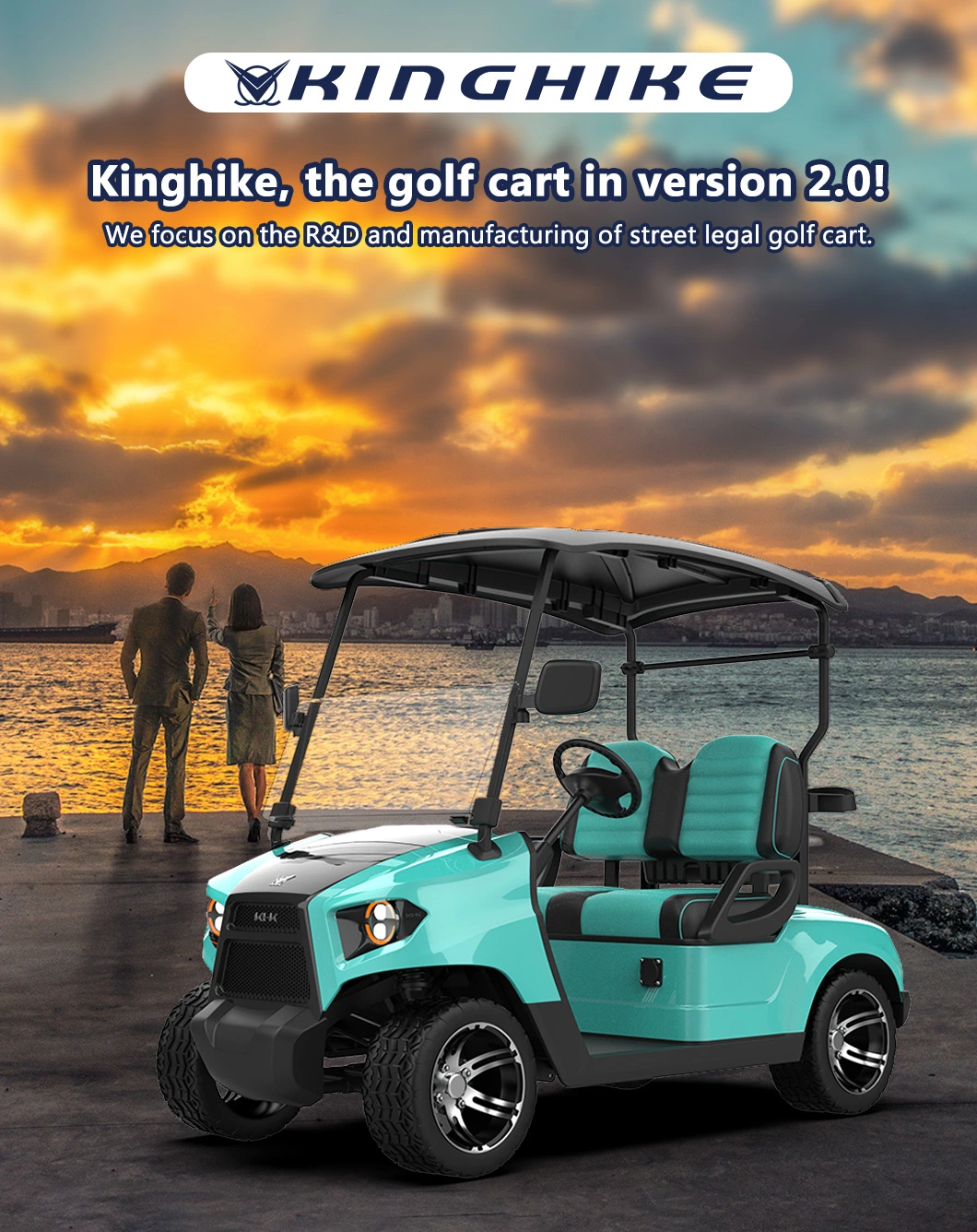 Nice Club Car Battery Operated Golf Carts Mini Electric Golf Cart