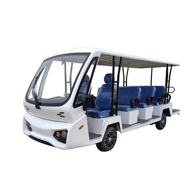 High Quality Electric Vehicle 14 Seats Sightseeing Bus Elegant Design Tourist Sightseeing Car Electric Bus Electric Car Cart