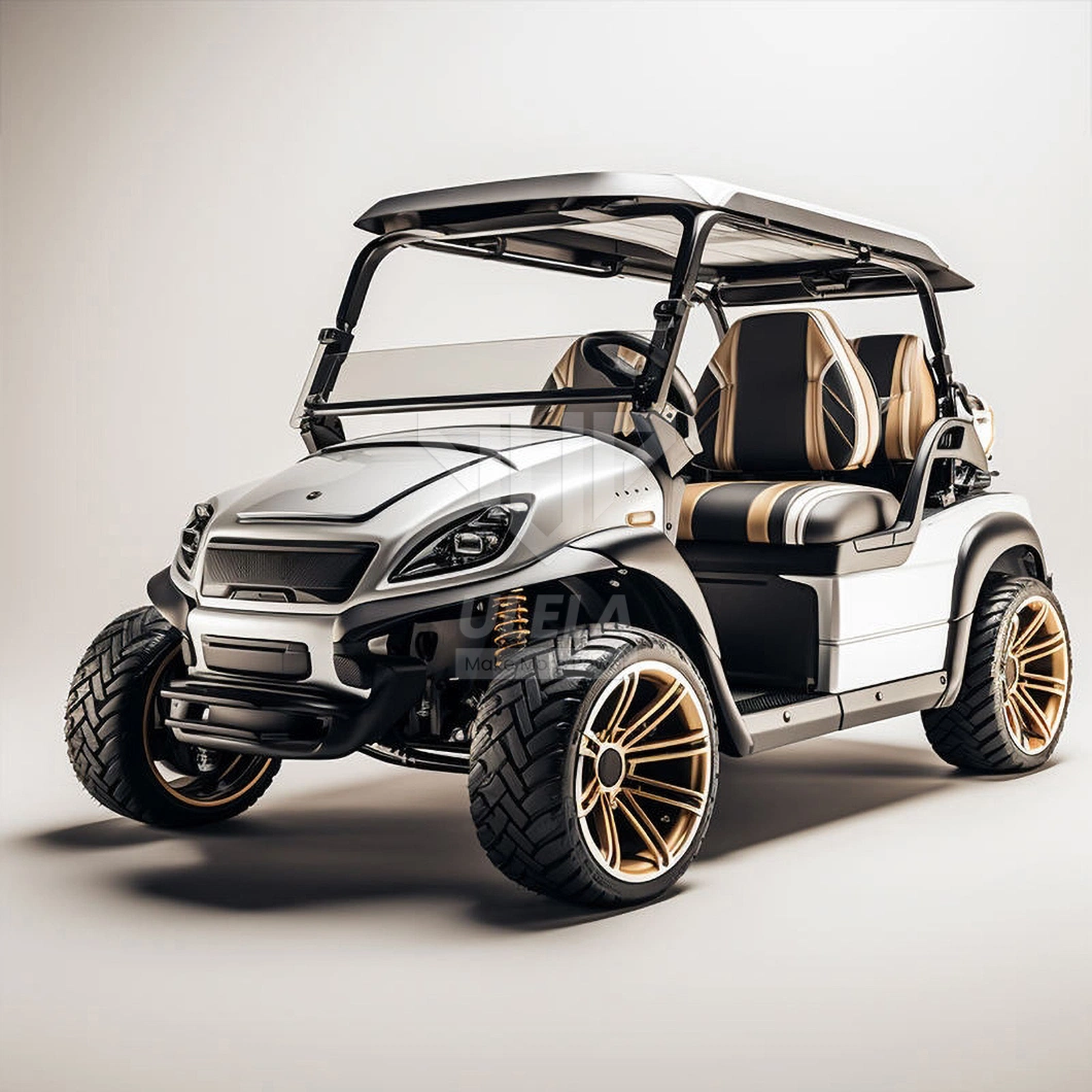 Ulela Aetric Golf Cart Dealers 30% Max Driving Slope Grey Golf Cart China 4 Seater Style B Modern Golf Cart