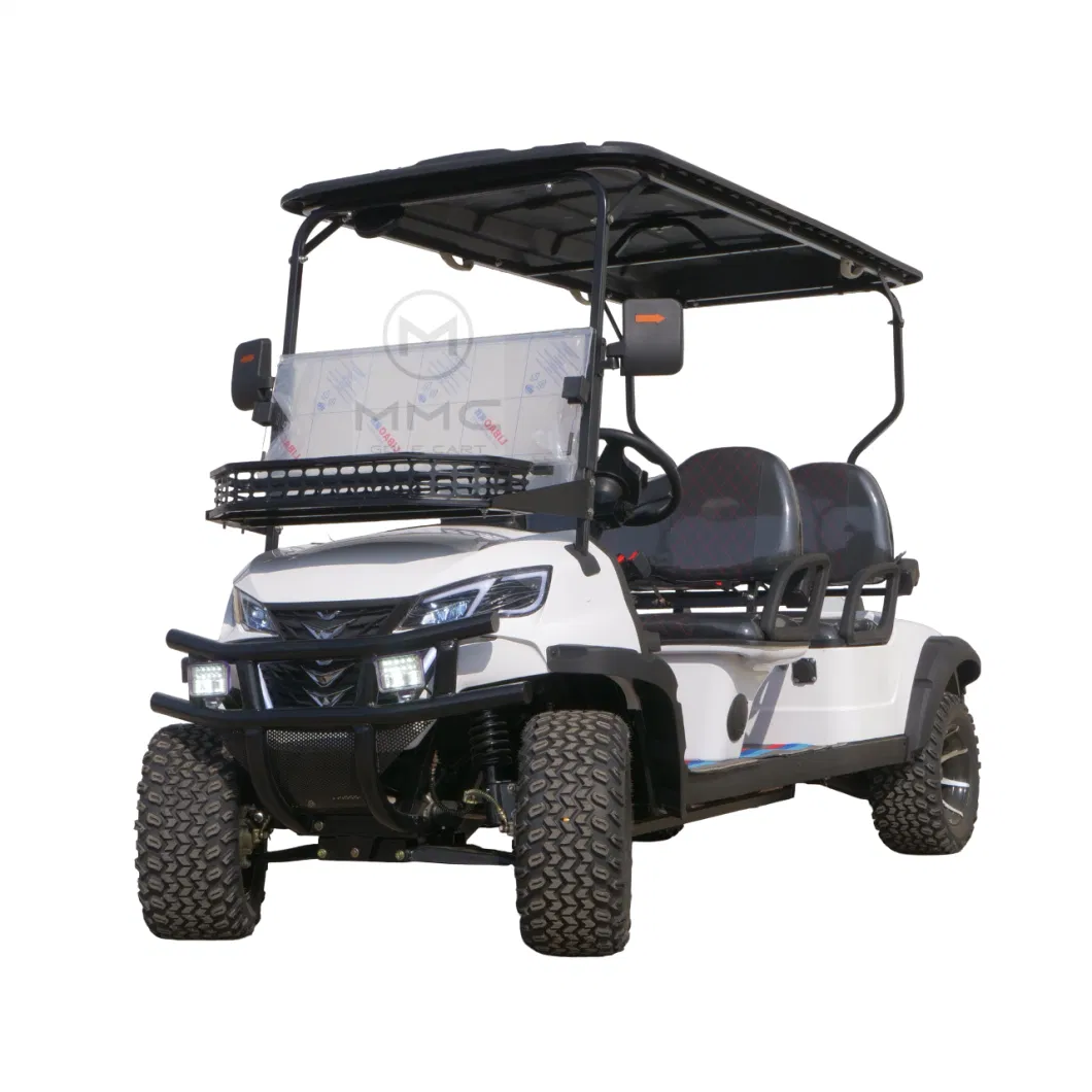 Hot Sale Fashion 4 6 Seaters Resort Use Utility Vehicle Hunting Hopper Cargo Golf Buggy Cart Electric Golf Carts