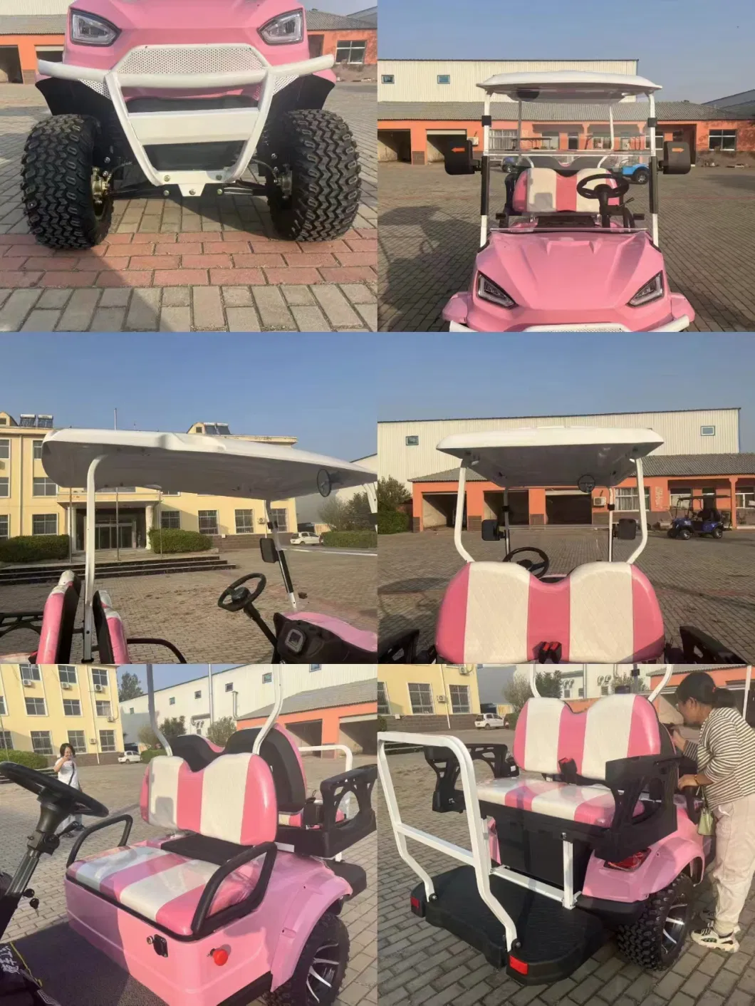 Price 4 Seater off Road Fast Icon Street Legal Chinese Mini Sightseeing Cart Club Electric Golf Carts for Sale