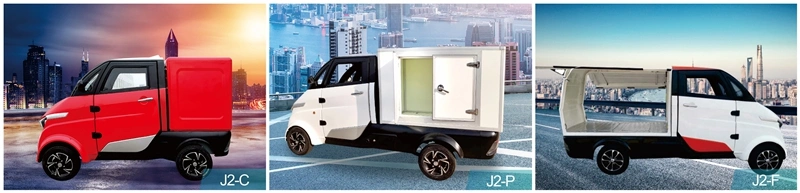 EEC Coc Utility Cart Electric Closed Pickup Truck for Sale