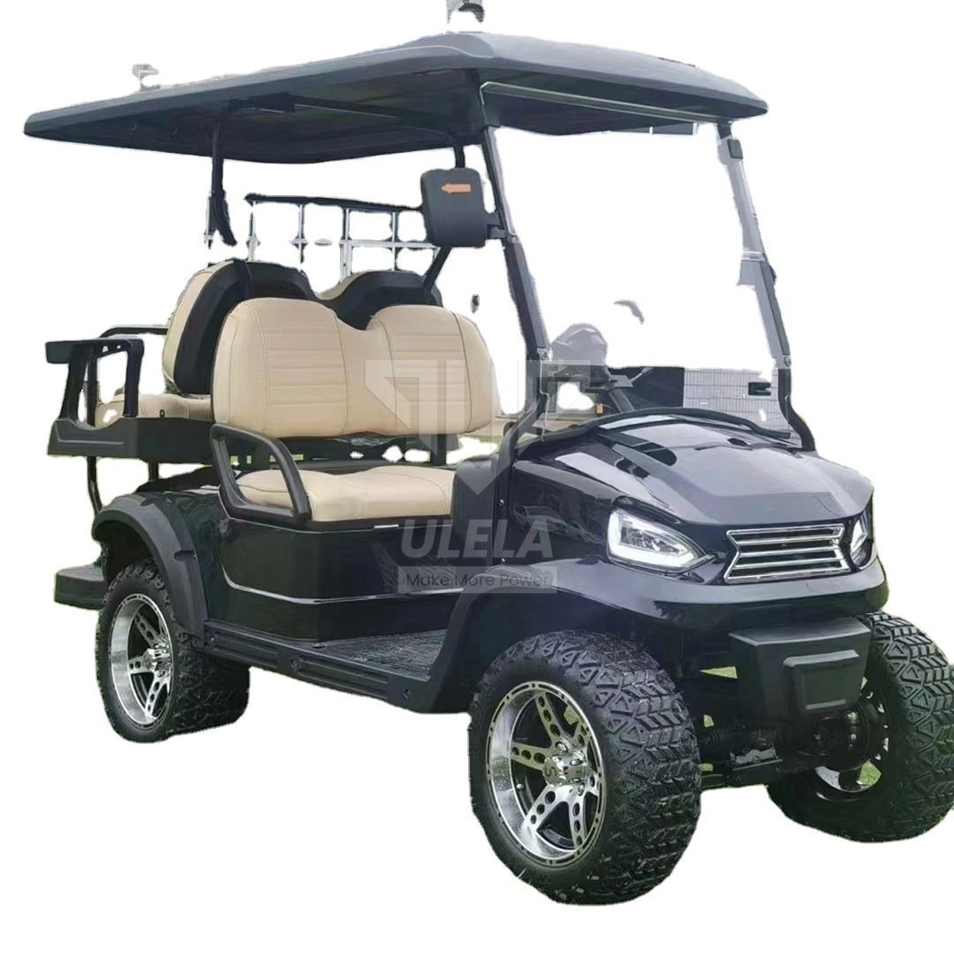 Ulela Aetric Golf Cart Dealers 80-100km Endurance Mileage Golf Carts off Road China 4 Seater E Cart Golf Cart