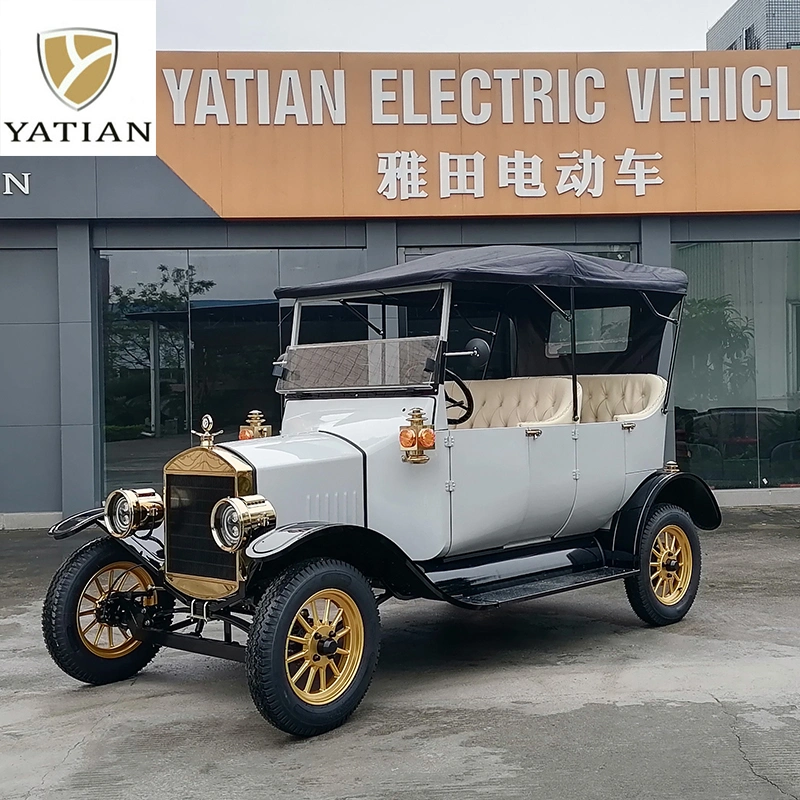 Chinese Classic Luxury Car Sightseeing Golf Buggy Vintage Luxury Golf Transportation Vintage Model T Design