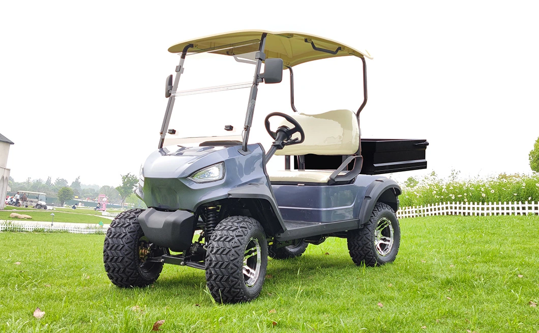 Small Ez Go 72V Electric Utility Golf Cart off Road