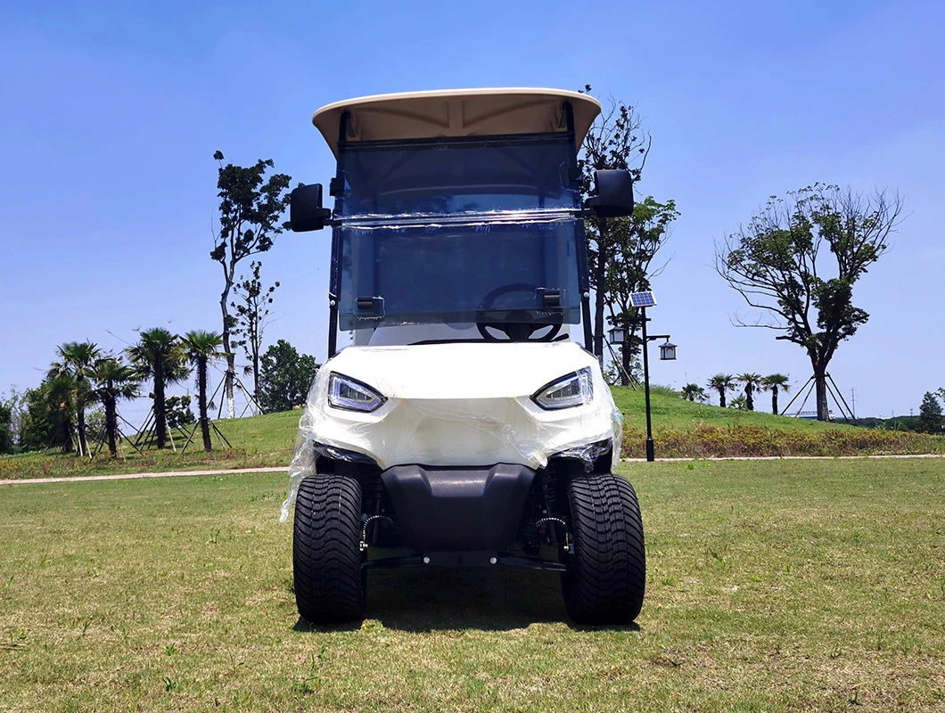72V Electric Food Delivery Car 4X4 2 Seater Lithium Golf Cart for Hotel Room Service