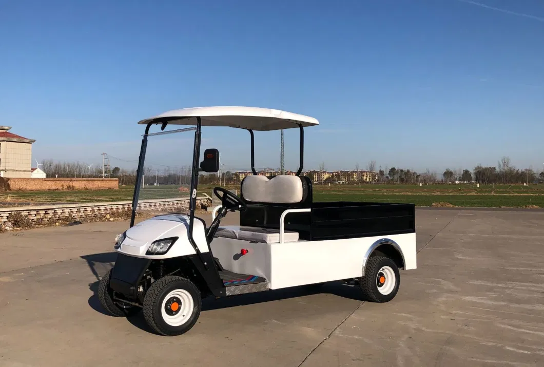 4 Passenger Seats Electric Utility Cargo Golf Cart Truck with Long Range