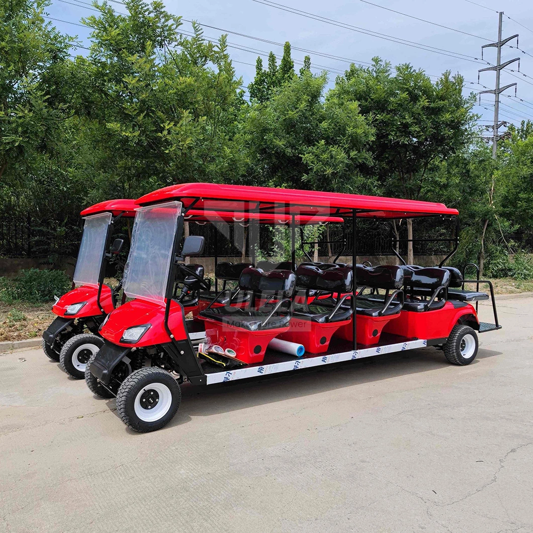 Ulela Best Golf Cart Dealers 80-100km Endurance Mileage off Road Golf Cart Electric China 10 Seater Golf Cart