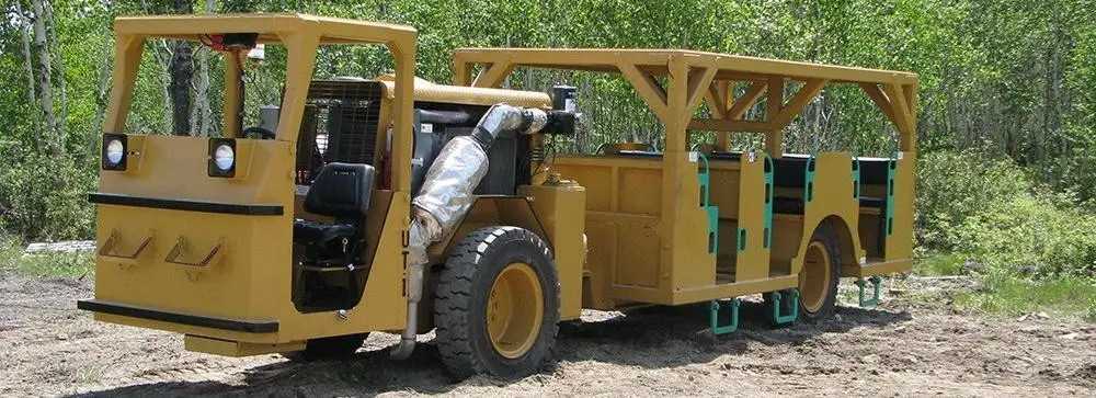 Underground Mining Equipment Concrete Mix Utility Vehicle Mixer Truck for Underground Mines