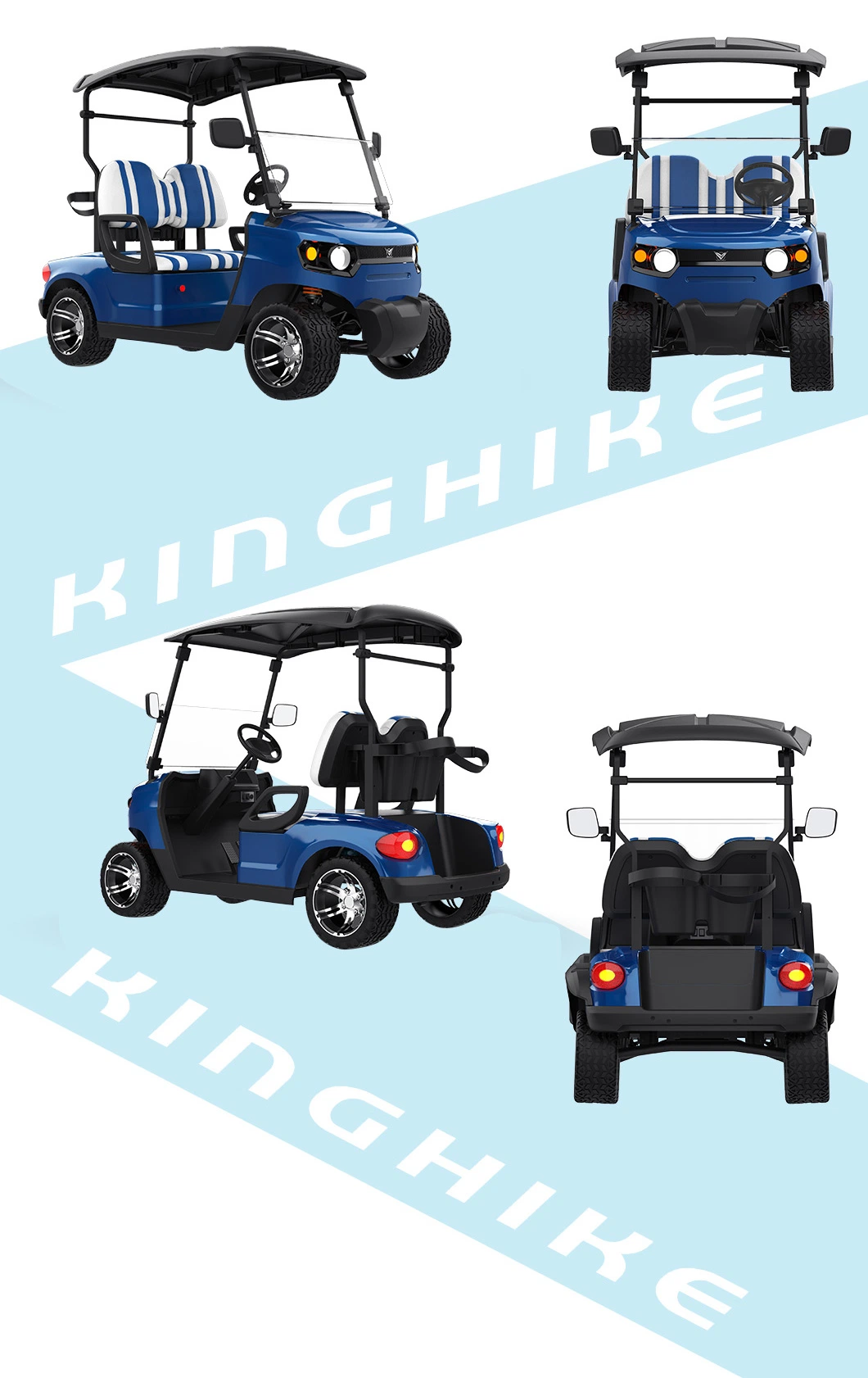 2022 New Design Stylish Market Trend OEM/ODM Services Kinghike Electric Golf Cart