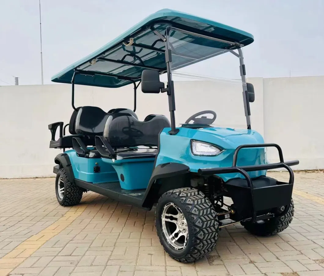 4+2 Seater Fashion Design off-Road Legal Golf Club Cart with Large Capacity Battery