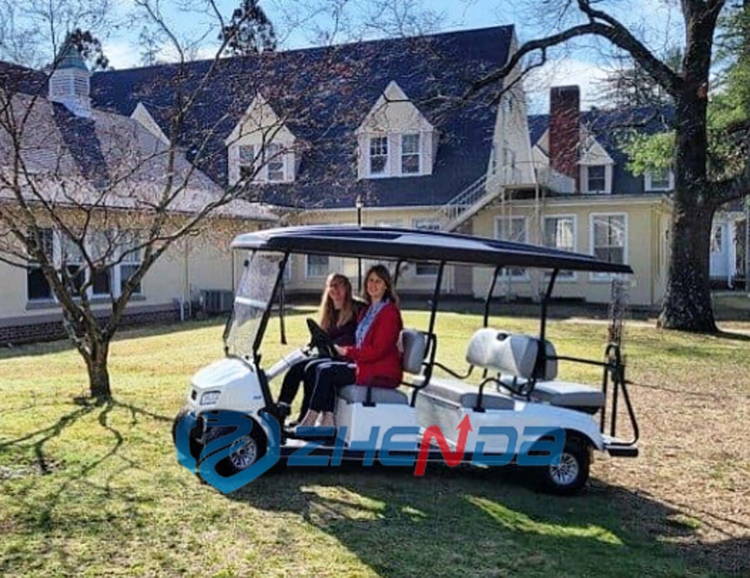 New Design High Performance Sightseeing Bus 6 Seats Electric Golf Cart for Sale