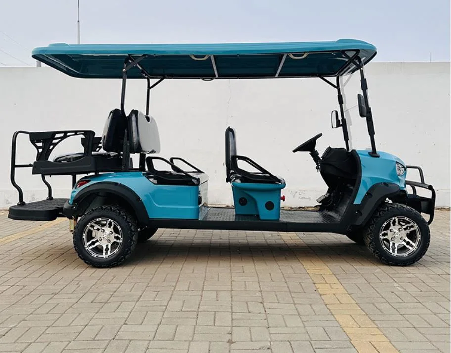 4+2 Seater Fashion Design off-Road Legal Golf Club Cart with Large Capacity Battery