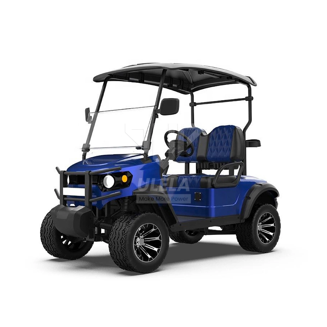 Ulela Aetric Golf Cart Manufacturer 100km Maximum Mileage New 4X4 Hunting Golf Carts China 2 Seater Closed Golf Cart