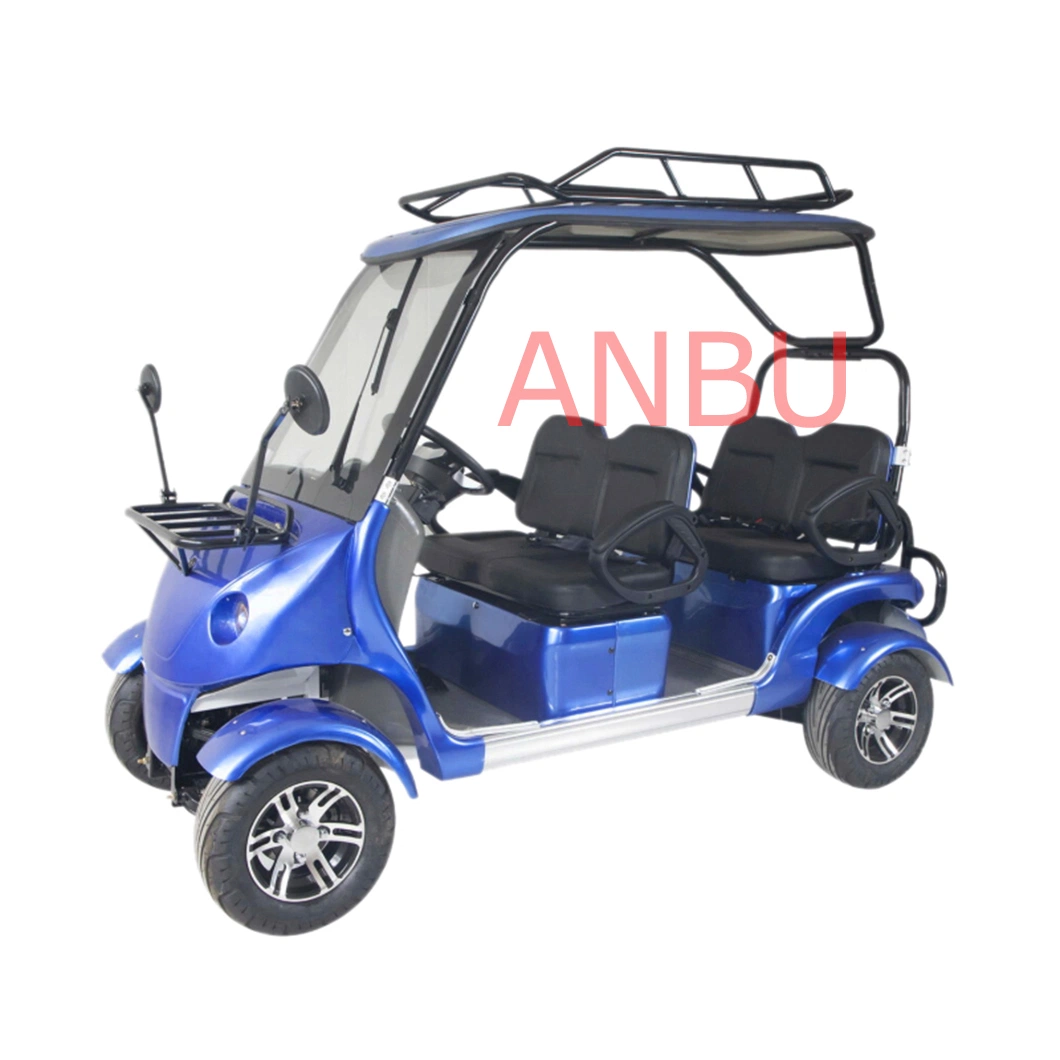 6-Seater Electric Handcart Lead-Acid Battery Wholesale Golf Cart Sightseeing Car
