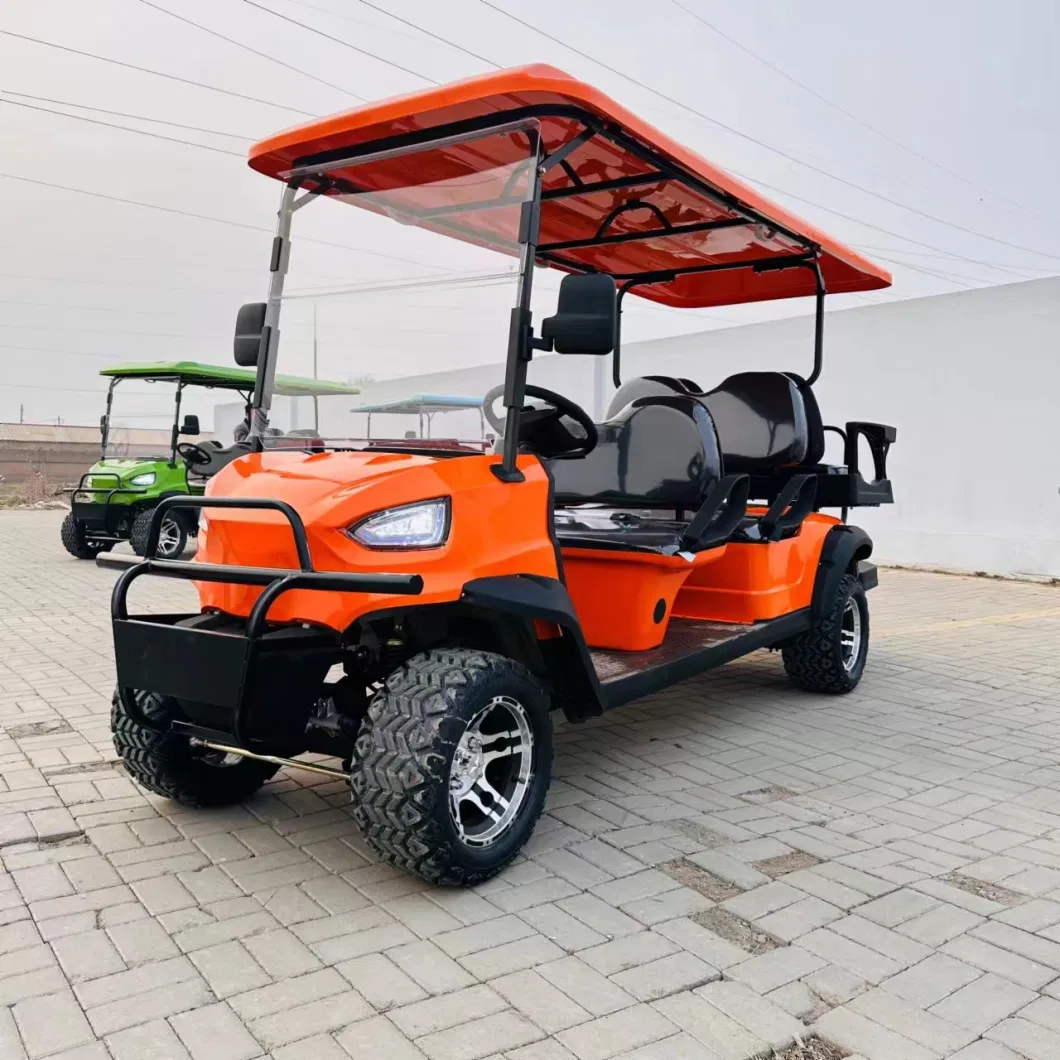 Customized 6+2 Passengers 3 Row Large Capacity Electric Golf Cart