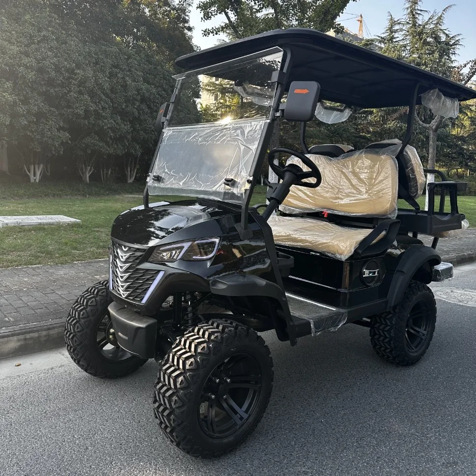 4 Seater Golf Cart off Road 72V Lithium Electric Lsv with LED Lights