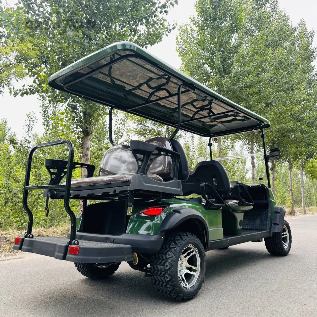 2-8 Seater Electric Powered Lifted Golf Car Utility Vehicle