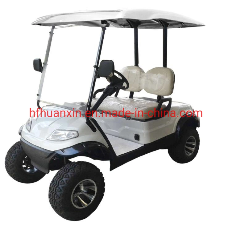 Electric Golf Car with Blue Colors and Bluetooth Audio