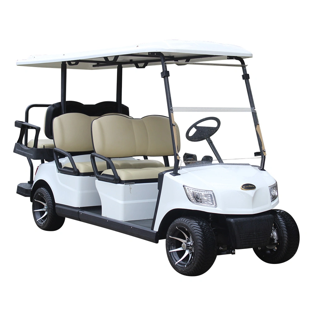 Marshell 6 Seater Electric Lifted Golf Car Suitable Price Battery Powered Personal Mini Golf Cart (DG-M4+2)