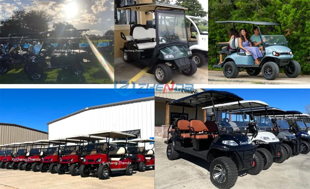 New Design High Performance Sightseeing Bus 6 Seats Electric Golf Cart for Sale